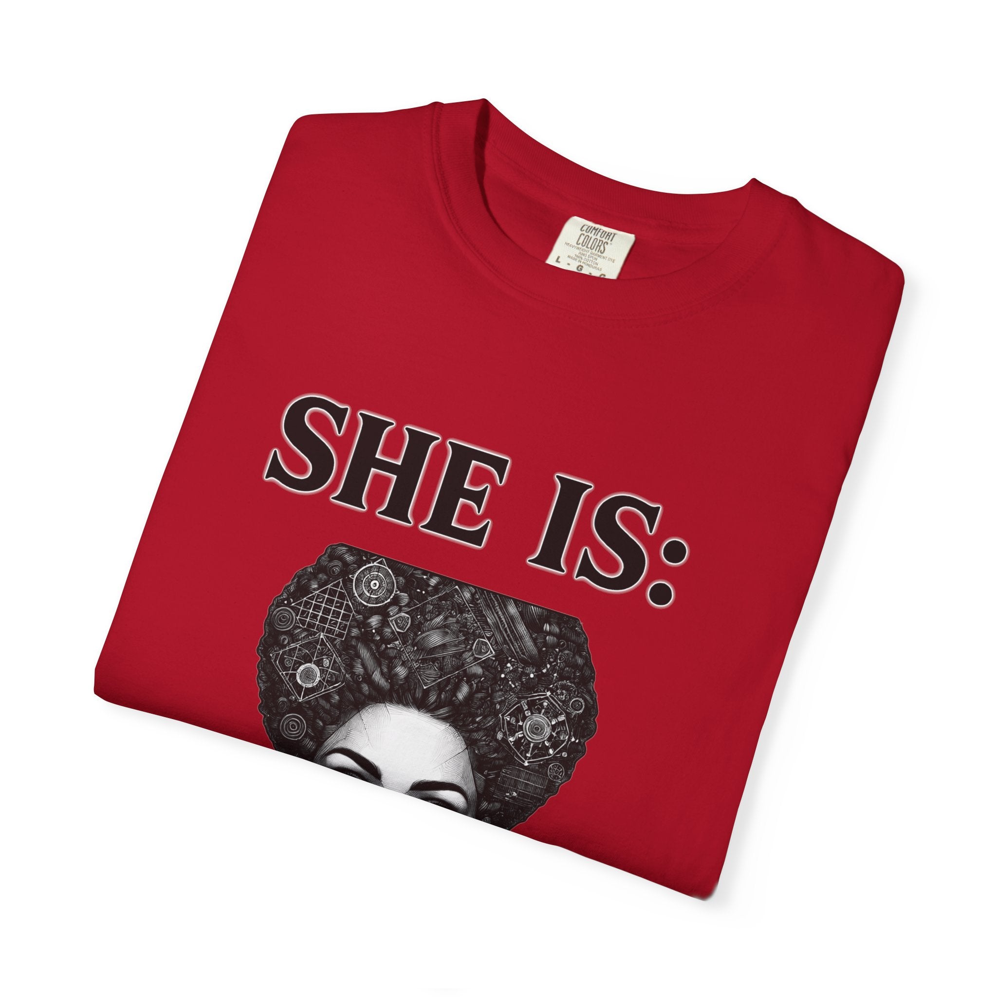 SHE IS:  BLUEPRINT  T-shirt
