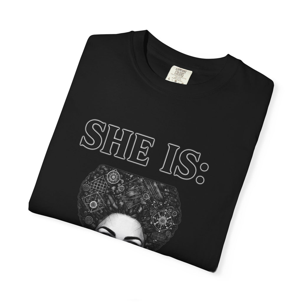 SHE IS:  BLUEPRINT  T-shirt