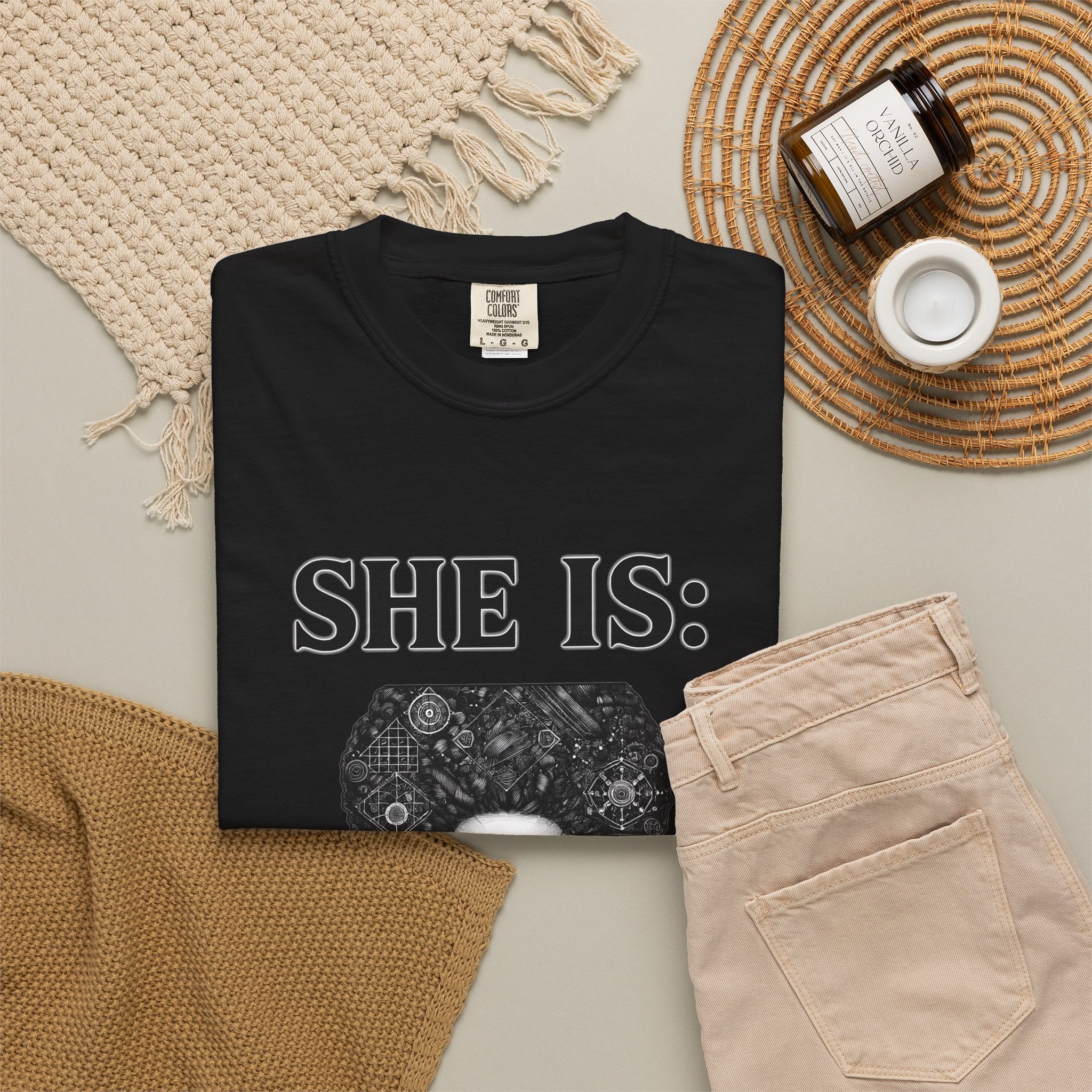 SHE IS:  BLUEPRINT  T-shirt
