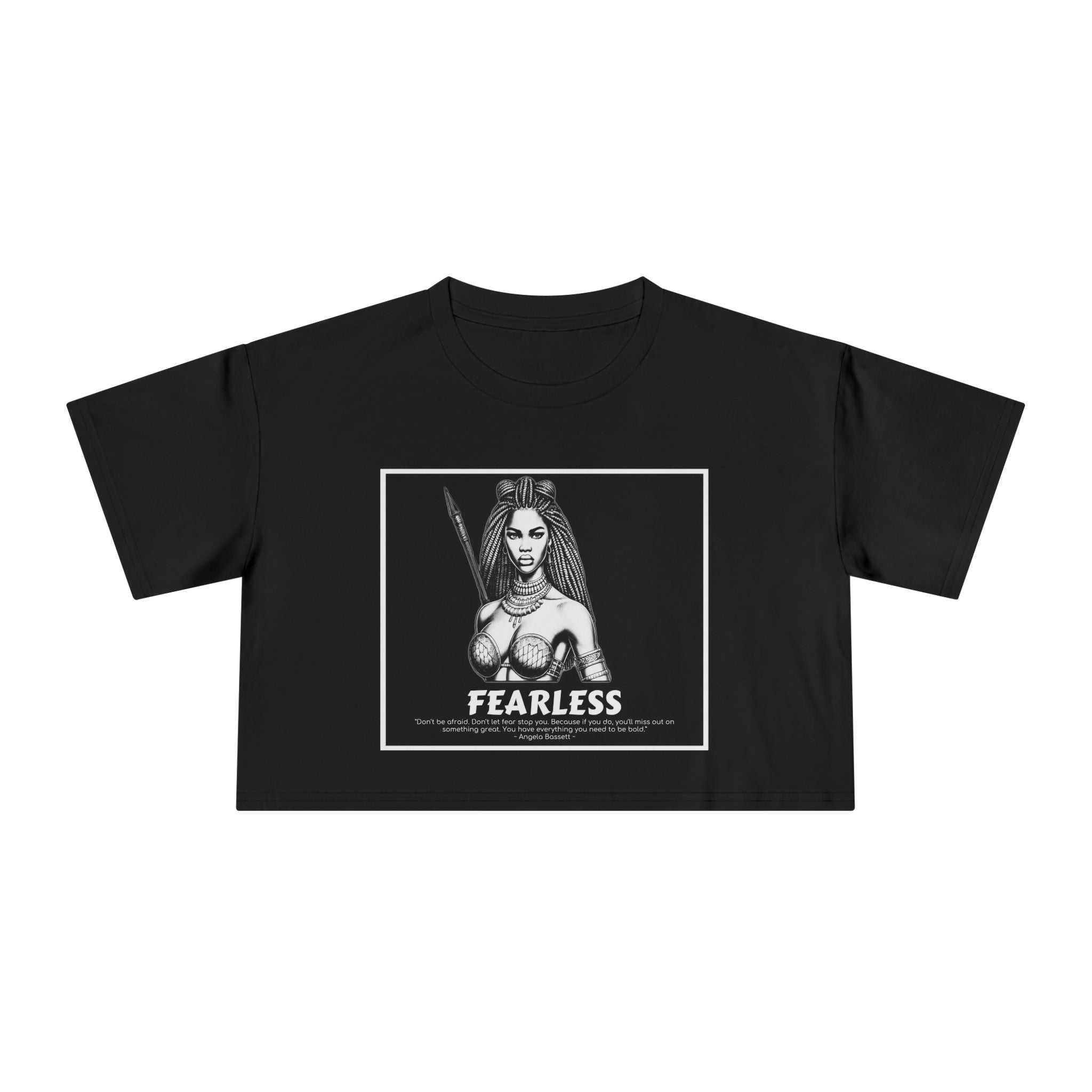 SHE IS: FEARLESS Crop Tee